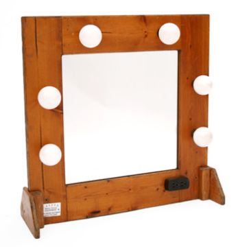 Show details for Makeup Mirror - Tabletop Wood Picture of Makeup Mirror - Tabletop Wood