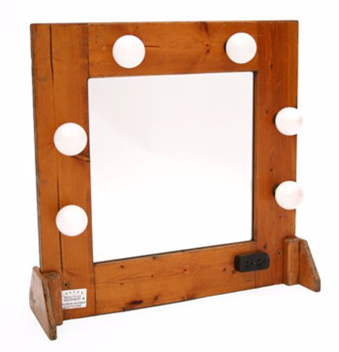 Picture of Makeup Mirror - Tabletop Wood