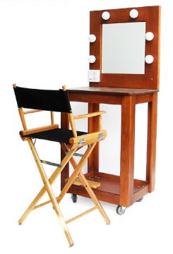 Show details for Makeup Table - Varnish Wood Picture of Makeup Table - Varnish Wood