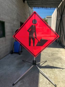 Show details for Road Sign - Men Working Picture of Road Sign - Men Working