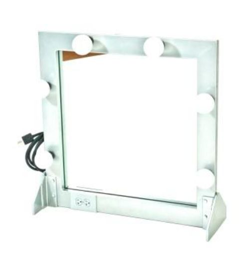 Picture of Makeup Mirror - Silver Metal Tabletop