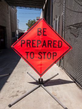 Show details for Road Sign - Prepare To Stop Picture of Road Sign - Prepare To Stop