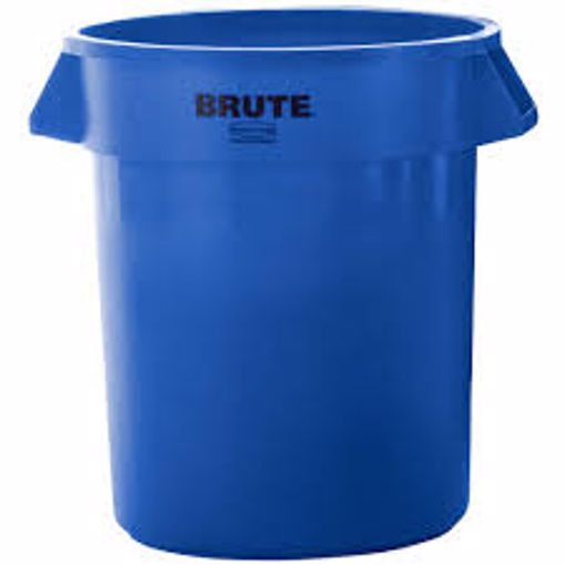 Picture of Trash Can - Recycle Blue