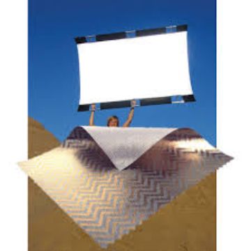 Show details for California SunBounce - 4' X 6' (Silver/Gold Zigzag) Fabric Only Picture of California SunBounce - 4' X 6' (Silver/Gold Zigzag) Fabric Only