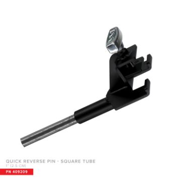 Show details for Square Tube Bracket/clamp w/ Pin Picture of Square Tube Bracket/clamp w/ Pin