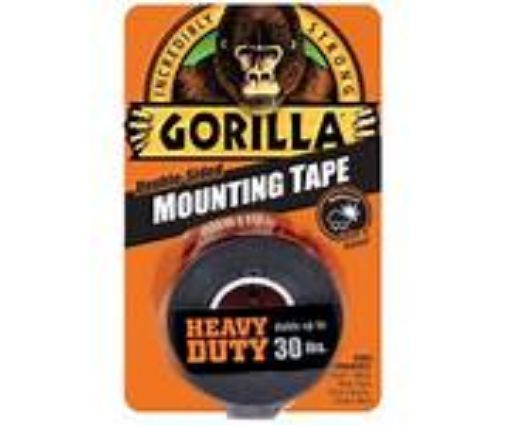 Picture of Gorilla- Black Mounting Tape 1”x 60’