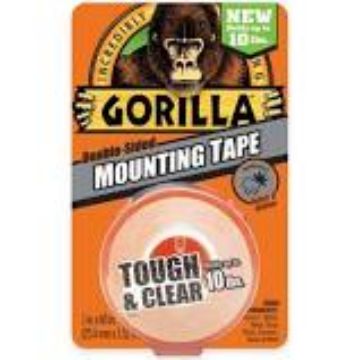 Show details for Gorilla- Clear Mounting Tape 1”x 60’ Picture of Gorilla- Clear Mounting Tape 1”x 60’