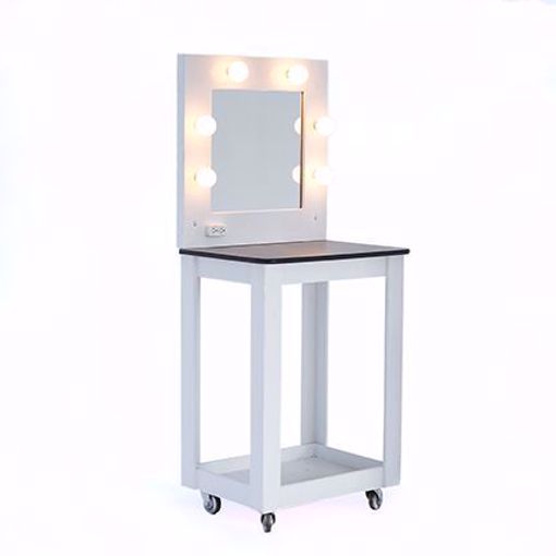 Picture of Makeup Table - White Wood