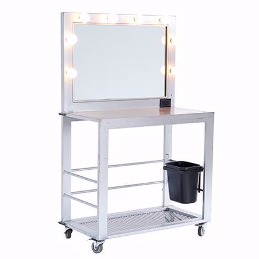 Picture of Makeup Table - Silver Deluxe Metal
