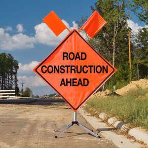 Picture of Road Sign - Construction Ahead