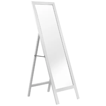 Show details for Wardrobe Mirror - WHITE Full Length Picture of Wardrobe Mirror - WHITE Full Length