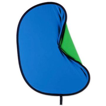 Show details for Chroma Key - 6’ X 7’ Blue/Green Reversible “Flex Fill” Picture of Chroma Key - 6’ X 7’ Blue/Green Reversible “Flex Fill”