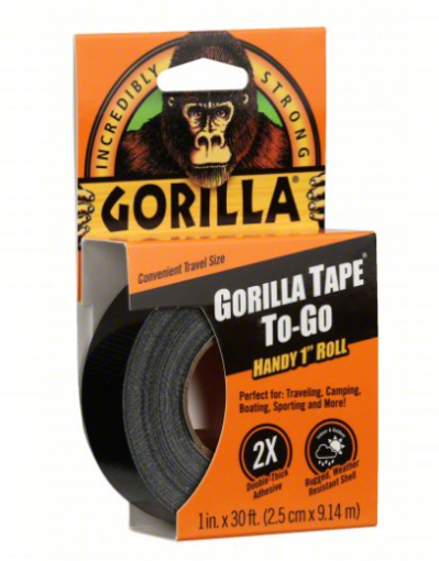 Picture of Gorilla Tape to Go-blk- 1”x 30 ft