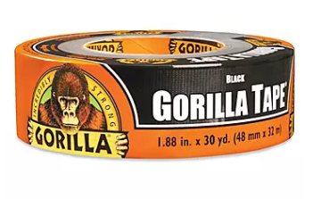Show details for Gorilla Black Duct Tape - 2”x 35yd Picture of Gorilla Black Duct Tape - 2”x 35yd