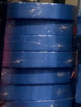 Show details for 1" Blue Paper Tape Picture of 1" Blue Paper Tape