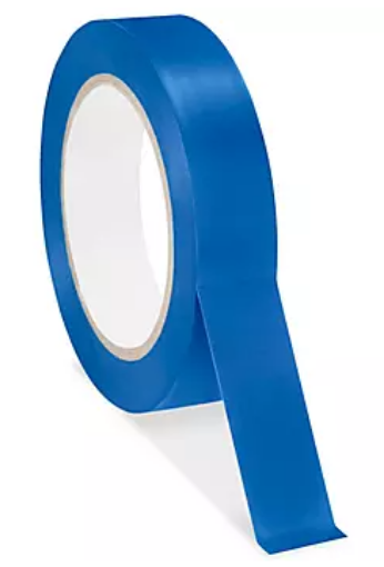 Picture of 1" Double Stick Vinyl Safety Tape-Blue Liner