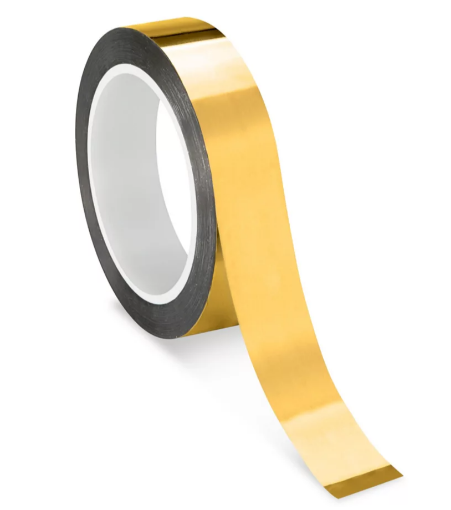 Picture of 1" Mylar Shiny Gold  Tape