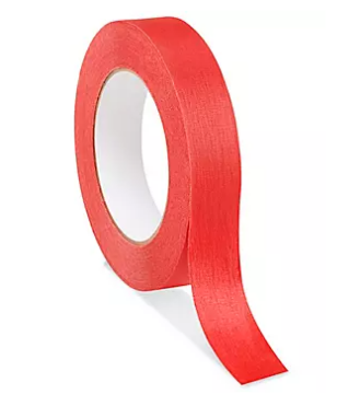 Show details for 1" Red Paper Tape Picture of 1" Red Paper Tape