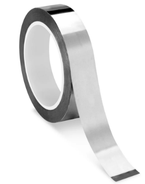 Show details for 1" Mylar Shiny Silver High Temp Tape-
 36 yd Picture of 1" Mylar Shiny Silver High Temp Tape-
 36 yd
