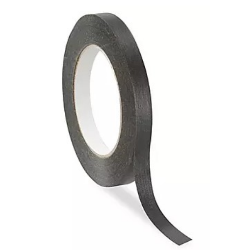 Picture of 1/2" Black Photo Paper Tape