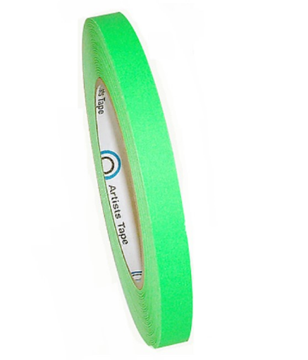 Picture of 1/2" Fluor Green Paper Tape