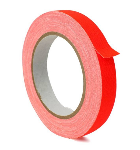 Picture of 1/2" Fluor Orange Cloth Tape