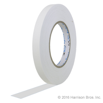 Show details for 1/2" White Cloth Gaff Tape Picture of 1/2" White Cloth Gaff Tape