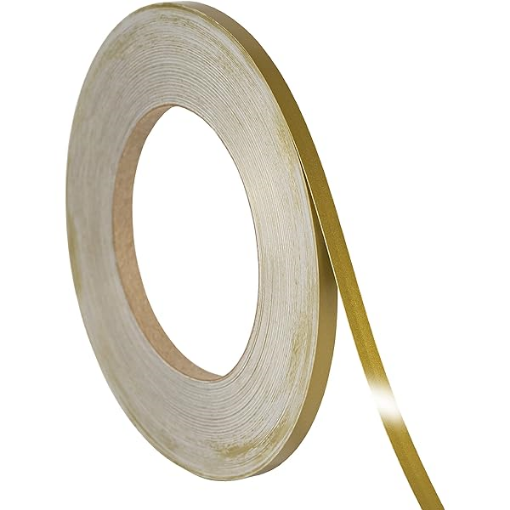 Picture of 1/4" Mylar Brushed Gold Tape