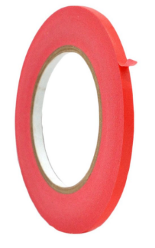 Show details for 1/4" Red Paper Tape Picture of 1/4" Red Paper Tape
