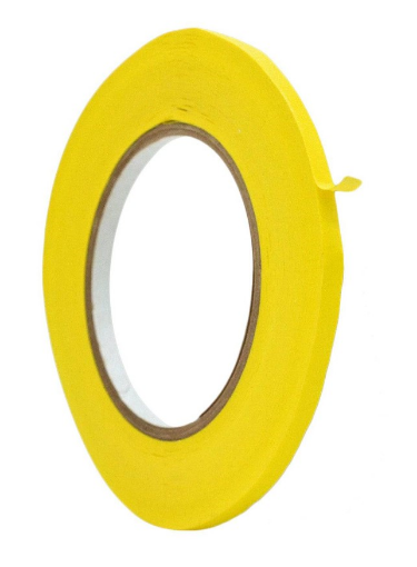 Picture of 1/4" Yellow Paper Tape