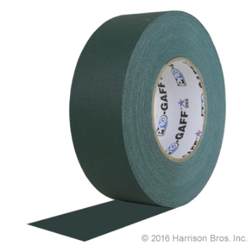 Show details for 2" Dark Green Gaffers Tape Picture of 2" Dark Green Gaffers Tape