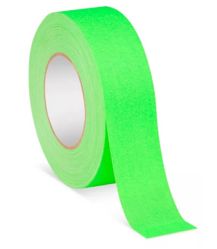 Show details for 2" Fluor Green Gaffers Tape Picture of 2" Fluor Green Gaffers Tape