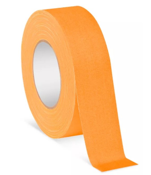 Show details for 2" Fluorescent Orange Paper Tape Picture of 2" Fluorescent Orange Paper Tape