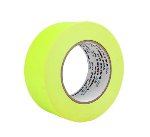 Picture of 2" Fluorescent Yellow Paper Tape