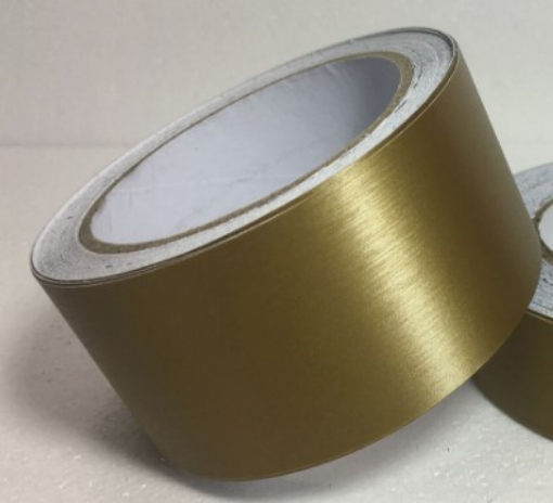 Picture of 2" Mylar Brushed Gold Tape