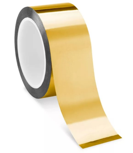 Picture of 2" Mylar Shiny Gold  Tape