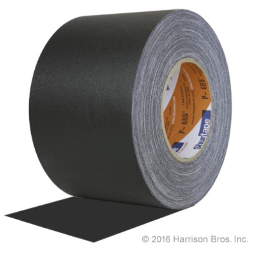 Picture of 4" Black Gaffers Tape