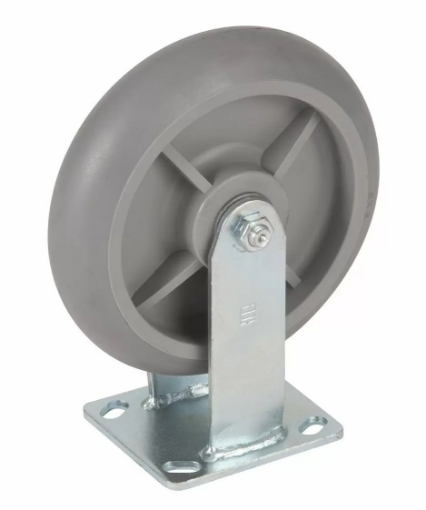 Picture of Casters - 8" X 2" Rigid Gray - Round