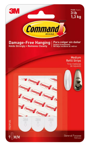 Picture of Command Hooks - 3M Medium Refill Strips