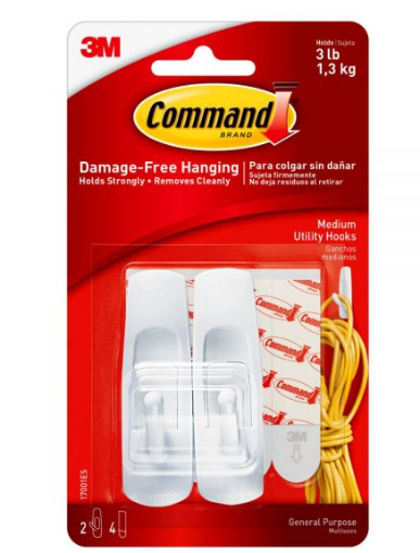 Picture of Command Hooks - 3M Medium 2 Pack