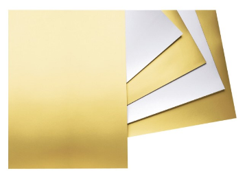 Show details for Foam Core -  Gold/Silver 3/16" x 4’ x 8’ Picture of Foam Core -  Gold/Silver 3/16" x 4’ x 8’