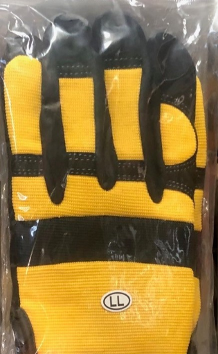 Picture of Gloves Gripman Yellow/Red Glove