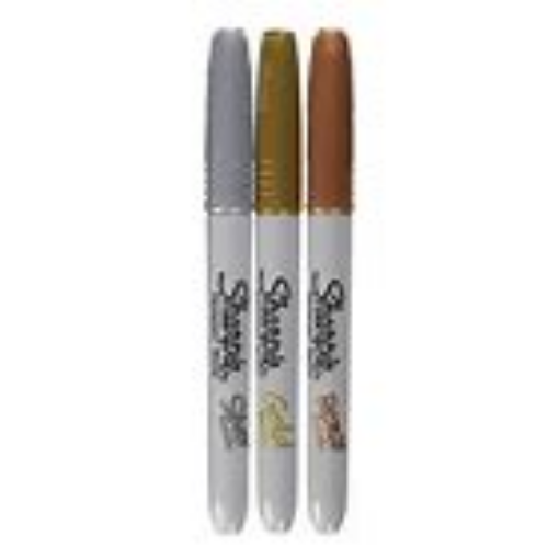 Picture of Sharpie - Silver Gold Bronze 6 pack