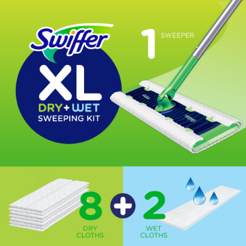 Show details for Swiffer - Sweep + Mop Starter Kit-XL Picture of Swiffer - Sweep + Mop Starter Kit-XL