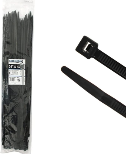 Picture of Zip Ties 24” inch Black
Kable Kontrol