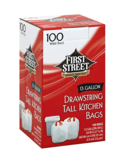 Picture of Trash Bag - Tall Kitchen 13 Gallon 100ct