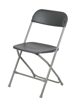 Show details for Chair - Folding Grey Picture of Chair - Folding Grey