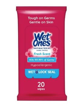 Show details for Hand Sanitizing Wipes (20 ct) Picture of Hand Sanitizing Wipes (20 ct)