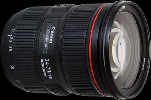 Picture of Lens - Canon EF 24 - 70 mm F2.8L Lens