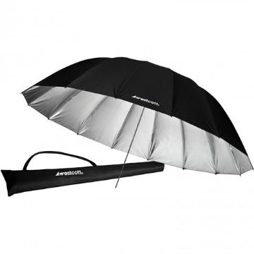 Show details for Westcott - 7’ Umbrella - Silver / Black (Bounce) Picture of Westcott - 7’ Umbrella - Silver / Black (Bounce)
